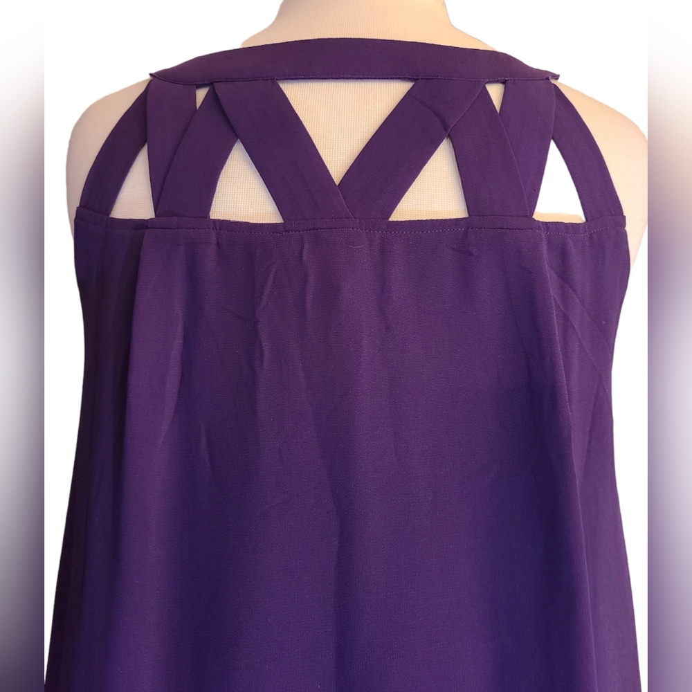 Peach Love California size S plum purple dress - Picture 5 of 9